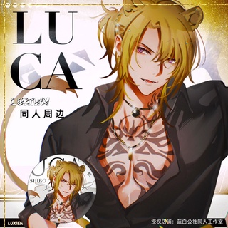 【CACG】Luca Kaneshiro Doujin ป้ายโปสการ์ดเลเซอร์ตั๋วกระดาษโปร่งแสงสี LUXIEM