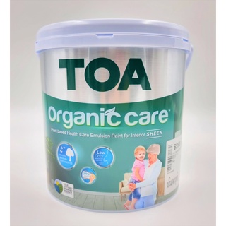 TOA Organic Care ทีโอเอ ออร์แกนิคแคร์ สีทาภายใน ชนิดเนียน (BS100 สีขาว / 3.5 ลิตร)