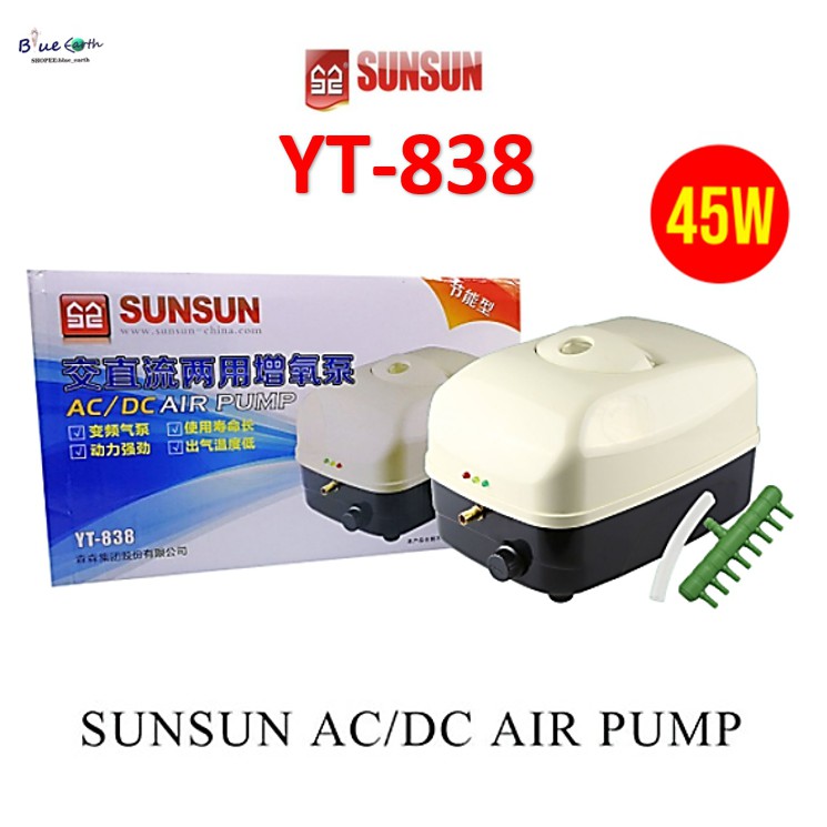 ปั๊มสำรองไฟ-sunsun-yt-838-มีแบตเตอรี่สำรองไฟในตัว