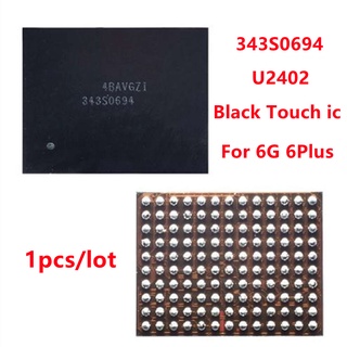 ตัวควบคุมหน้าจอ ic Reball U2402 สําหรับโทรศัพท์ iP 6 1 ชิ้น &amp;amp; ชิปควบคุมชิป 6Plus 6G Black Meson Touch ic 343S0694