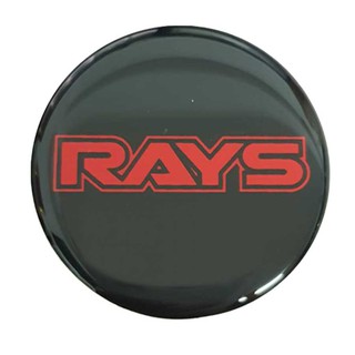 42mm. สติกเกอร์ สติกเกอร์ติดดุมล้อ RAYS สติกเกอร์ติดดุมล้อ สติกเกอร์เรซิ่น กว้าง 42 มิล.(4.2เซนติเมตร)