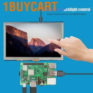 1 Buycart หน้าจอแสดงผล Lcd Hdmi 800x480 Hd สําหรับ Raspberry Pi 3 2 / B +