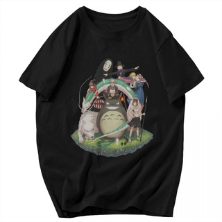 เสื้อยืด พิมพ์ลายอนิเมะเจ้าหญิง Mononoke Spirited Away