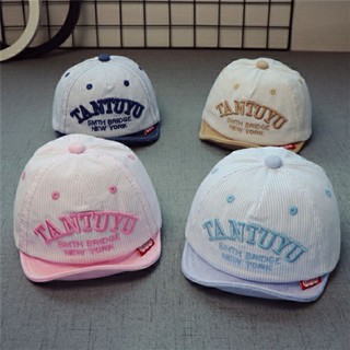 ภาพหน้าปกสินค้า☆พร้อมส่ง☆หมวกเด็ก 3เดือน - 18เดือน ขนาดรอบหัว : 46 - 48 cm.หมวกเบสบอล ลายทางปัก TANTUYU⚾️ ที่เกี่ยวข้อง