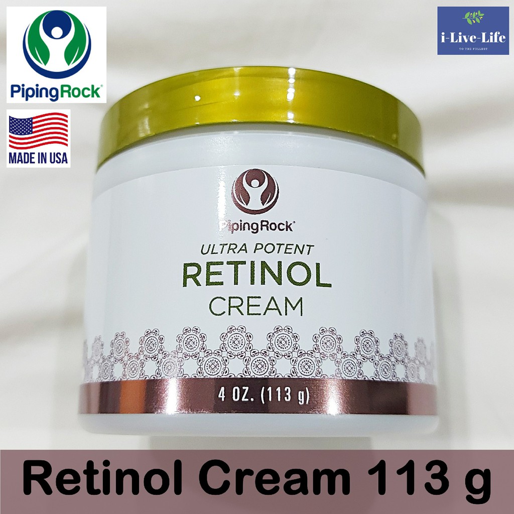 เรตินอล ครีม Retinol Cream (Ultra Potent Vitamin A Cream) Piping Rock
