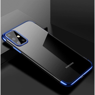 Case Samsung galaxy A53 5G  เคสนิ่ม ขอบสีหลังใส เคสกันกระแทก สวยและบาง TPU CASE เคสซีลีโคน สินค้าใหม่ ส่งจากไทย