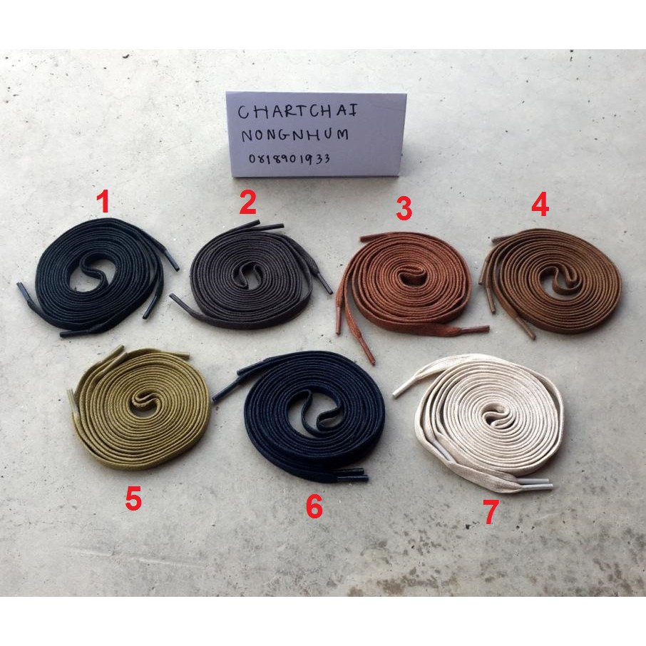 เชือกแว็กซ์ wax lace สำหรับรองเท้าบูท Red Wing, Wolverine, Thorogood ...