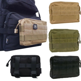 กระเป๋าคาดเอว EDC แบบมีซิป อเนกประสงค์ สไตล์ทหารยุทธวิธี สําหรับกลางแจ้ง