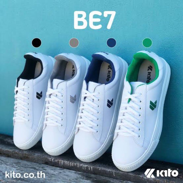 ภาพหน้าปกสินค้ารองเท้าผ้าใบ KITO รุ่น BE7 size 37-44 ทรงสวย ลิขสิทธิ์แท้100% จากร้าน i_am_shoes บน Shopee