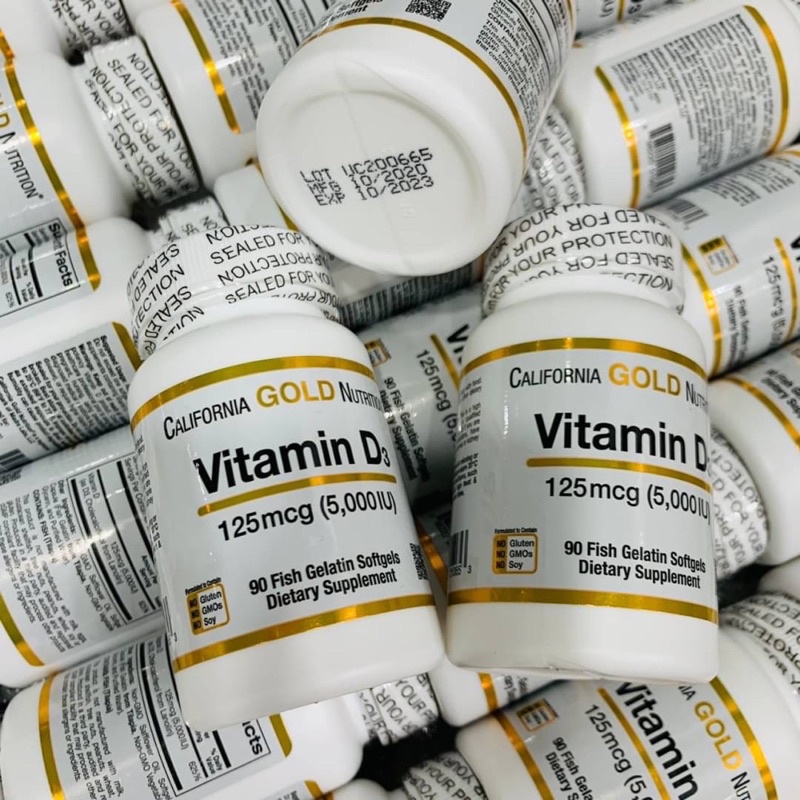 ภาพสินค้าCalifornia Gold Nutrition Vitamin D3 125 mcg(5,000IU) 90, 360 fish gelatin softgels จากร้าน beauty.s.time บน Shopee ภาพที่ 5