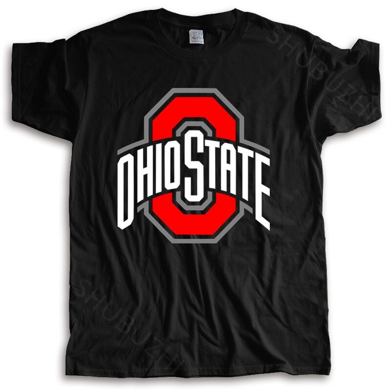 เสื้อยืดผ้าฝ้ายพิมพ์ลายขายดี เสื้อยืดผ้าฝ้าย พิมพ์ลาย Ohio Script state ...
