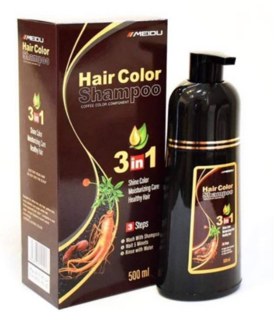 meidu-hair-dye-shampoo-แชมพูเปลี่ยนสีผมสารสกัดธรรมชาติ