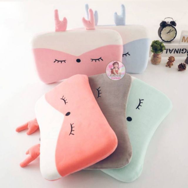สินค้าเข้าใหม่-หมอนเด็กหัวทุยหุ้มกำมะหยี่-ขนาดกว้างพิเศษ-เกรดพรีเมี่ยม-สามารถถอดซักได้