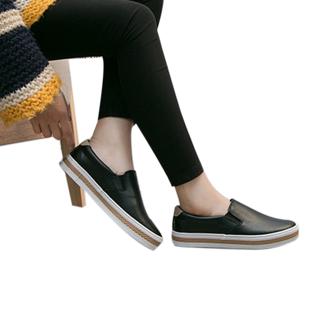 สินค้า New Fashion รองเท้าผ้าใบแฟชั่นผู้หญิง-ผู้ชาย No.6075 - Black
