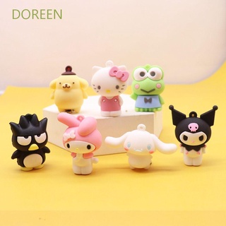 Doreen พวงกุญแจ จี้การ์ตูนกบ เพนกวิน กระต่ายน่ารัก Diy อุปกรณ์เสริม สําหรับเด็ก