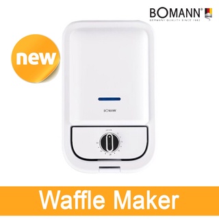 Bomann WM1260W Timer Waffle Sandwich Croffle Maker Pan Toaster
