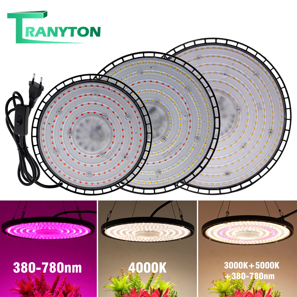 ufo-หลอดไฟปลูกต้นไม้-100w-150w-200w-ไฟปลูกต้นไม้-led-grow-light-โรงเรือนปลูกต้นไม้-พร้อมสายปลั๊กยาว-1-5-ม