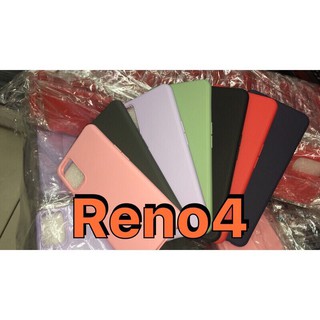 เคสTPU​นิ่ม​สีพาสเทล For​ Oppo Reno4/Reno 4z