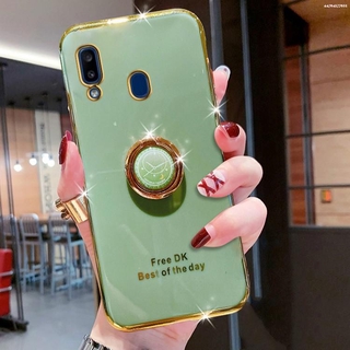 เคส Samsung A21S A10S A20S A20 A30 A10 A11 M31 A70 A80 A8(2018) A7(2018) A6Plus J8(2018) โทรศัพท์ ซิลิโคนนิ่ม พร้อมแหวน สไตล์หรูหรา สำหรับ | DK Phone Case