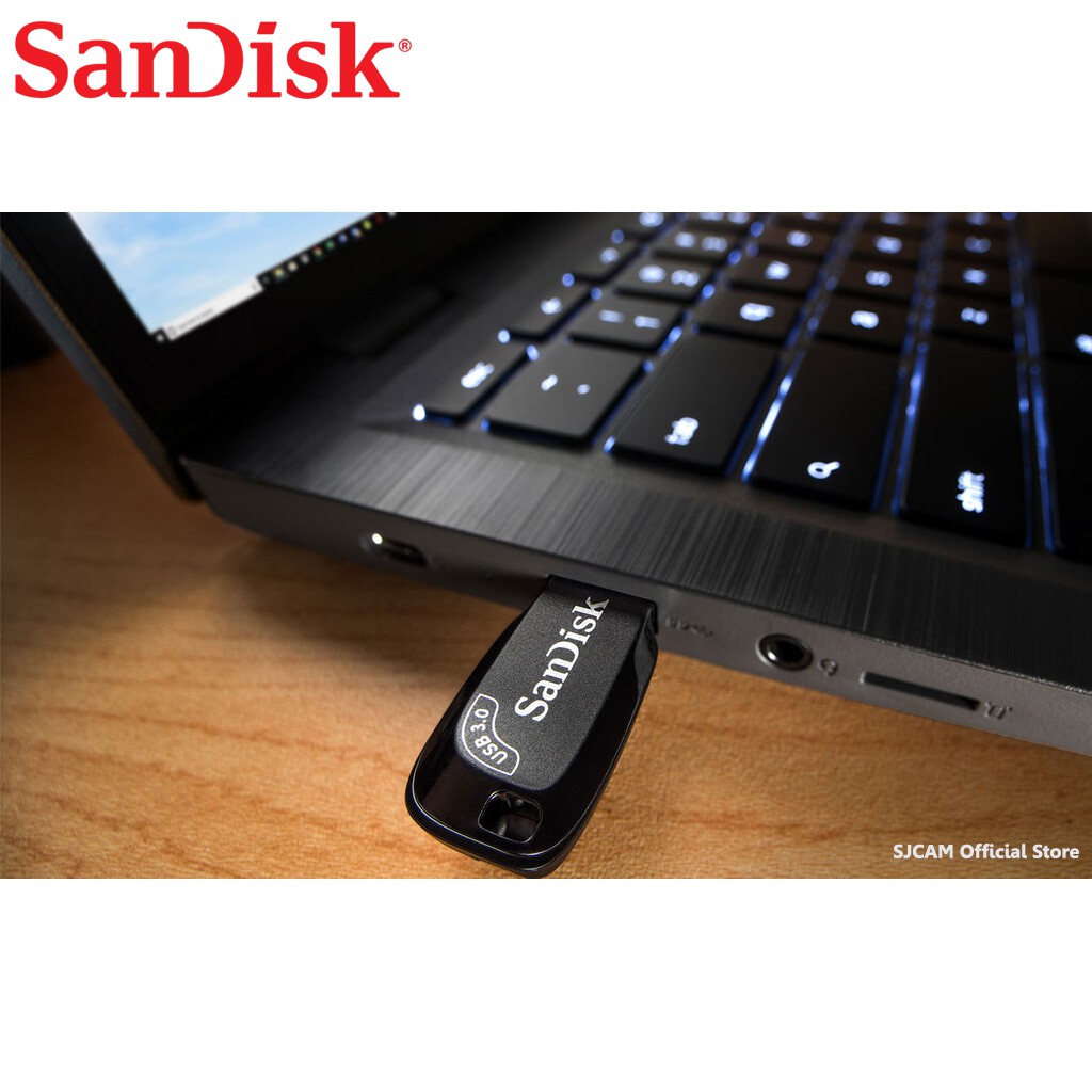 ภาพสินค้าSanDisk Ultra Shift USB 3.0 Flash Drive SDCZ410 32 64 128 Black compact design แฟลซไดร์ฟ ประกัน Synnex 5ปี จากร้าน sjcam_officialstore บน Shopee ภาพที่ 6