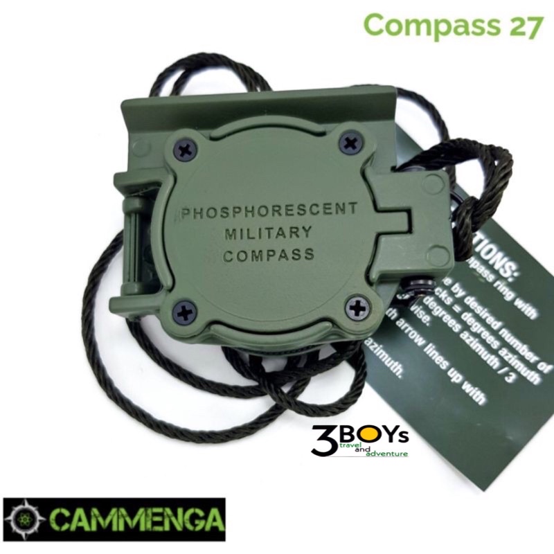 เข็มทิศทหารอเมริกาแท้-ยี่ห้อ-cammenga-รุ่น-compass-27-มีฟอสฟอรัสเรืองแสงในที่มืด-ดีที่สุดในอเมริกา