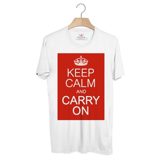 BP884 เสื้อยืด KEEP CALM AND CARRY ON