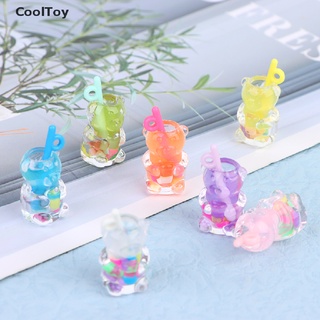 Cooltoy ขวดเครื่องดื่ม ผลไม้จําลอง ขนาดเล็ก สําหรับตกแต่งบ้านตุ๊กตา 1:12 5 ชิ้น