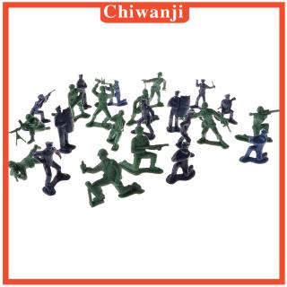 (chowanji) ของเล่นเด็กตุ๊กตาทหารพลาสติก 5 ซม. 24 ชิ้น