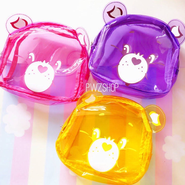 ภาพหน้าปกสินค้ากระเป๋า แคร์แบร์ Carebears  Care Bear กระเป๋าใส่เครื่องเขียน กระเป๋าเครื่องสำอาง จากร้าน pwzshop บน Shopee