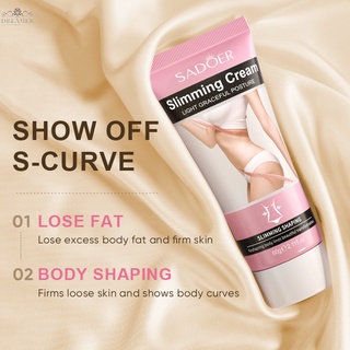 【DREAMER】Body Slimming Massage Cream Lifting Firming Weight Loss Anti Cellulite Promote Fat Burning Thin Leg Waist 60ml