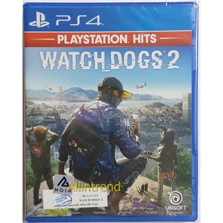PS4 : [มือ1] WATCH DOGS 2 โซน 3 ภาษาอังกฤษ แผ่นใหม่ในซีล แผ่น PS4 สามารถเล่นกับ PS5 ได้ สุดยอด