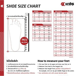 ภาพขนาดย่อของภาพหน้าปกสินค้าKito รุ่นAH82 แท้ % ไซส์ 36-43 จากร้าน piggybrand บน Shopee