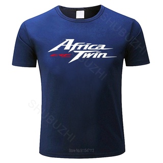 [S-5XL] ส่งเร็ว Gildan เสื้อยืดผ้าฝ้าย 100% พิมพ์ลายรถจักรยานยนต์ Hon Africa Twin Crf 1000 L Crf1000 สีดํา ไซซ์ใหญ่ สําห