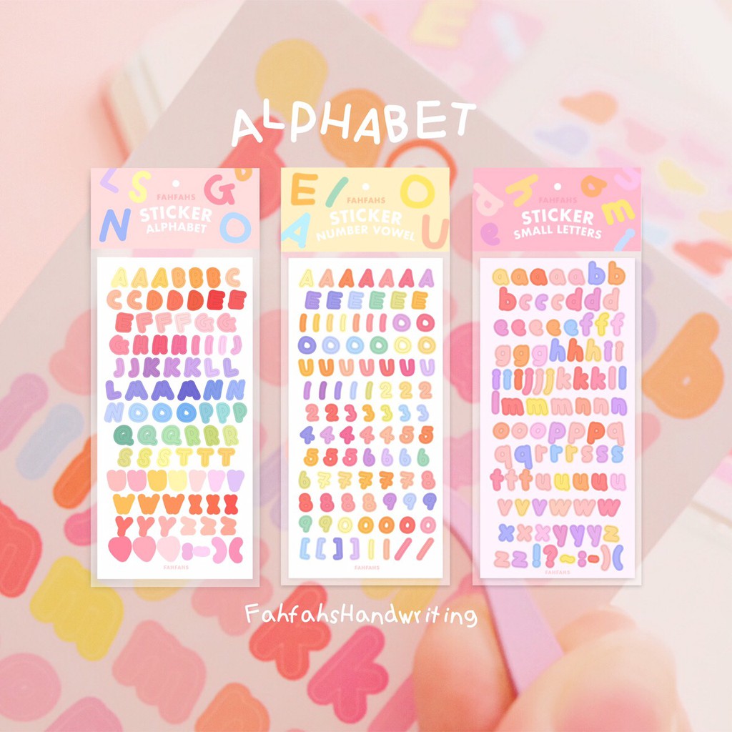 tiny-sticker-alphabet-สติกเกอร์ตัวอักษร-ติดตกแต่ง-fahfahs