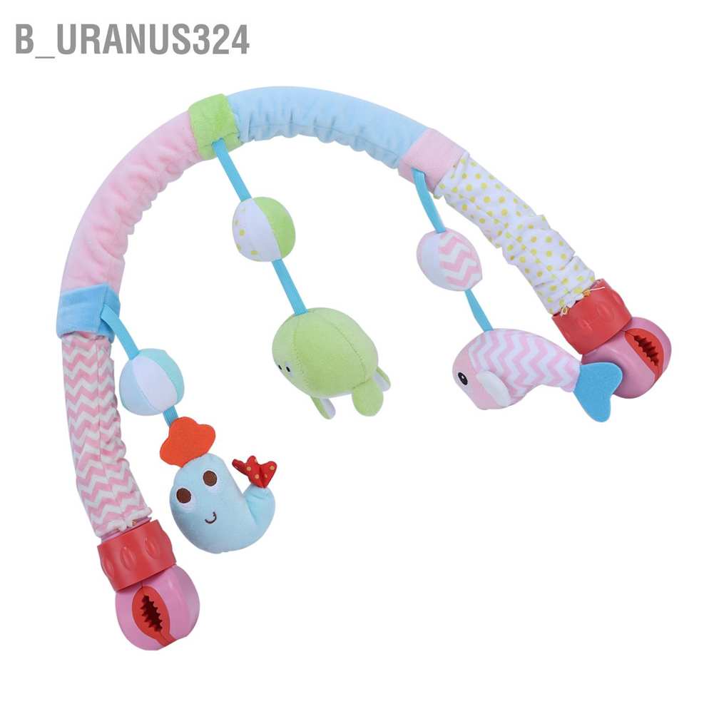 b-uranus324-infant-activity-arch-toy-stroller-safety-bar-detachable-pram-seat-animal-toys