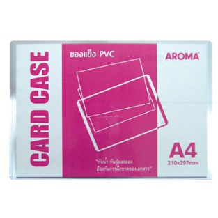 ภาพหน้าปกสินค้าแฟ้มซองพลาสติกแข็ง CARD CASE A4  PVC จากร้าน enjoyoffices บน Shopee