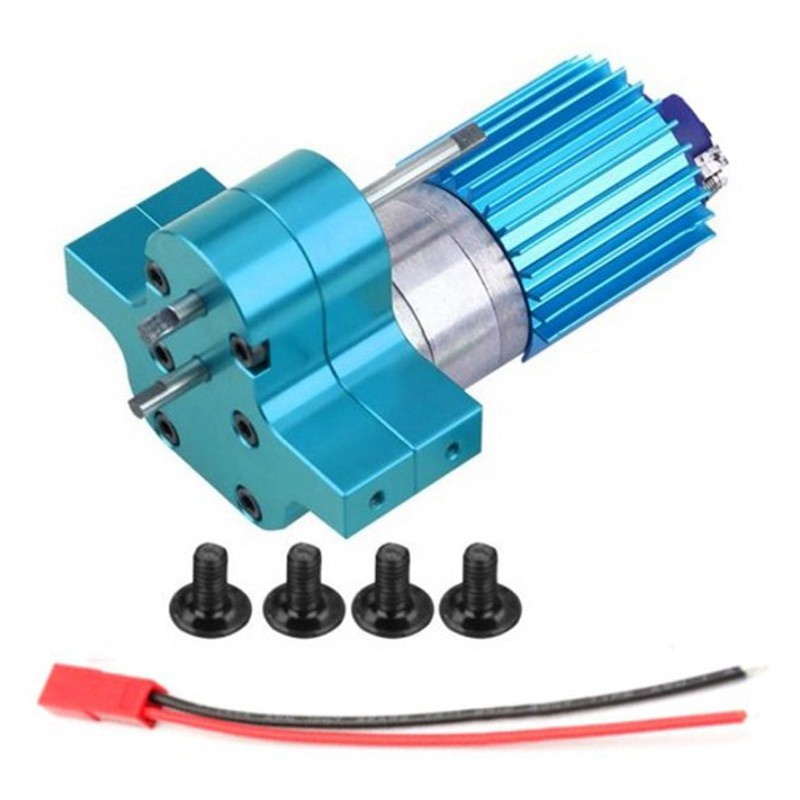 Speed Change Gear Box Metal Gearbox with 370 Brush Motor Anodizing
