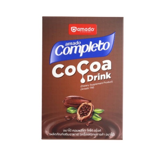 ส่งฟรี-แถมแก้วเชค-amado-completo-cocoa-drink-อมาโด้-คอมพลีทโตะ-โกโก้-ชงดื่ม-โกโก้ลดน้ำหนัก