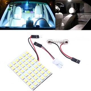 ภาพหน้าปกสินค้าแผงไฟ SMD LED 48 ดวง T10 4W 12V สีขาว สำหรับไฟภายในรถยนต์ ที่เกี่ยวข้อง