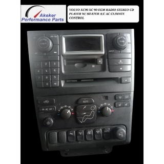 VOLVO XC90 XC 90 OEM RADIO STEREO CD PLAYER W/ HEATER A/C AC CLIMATE CONTROL