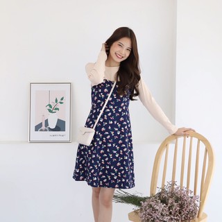 duckhood เดรสสายเดี่ยวสั้นลายดอก รุ่น Kelly mini dress