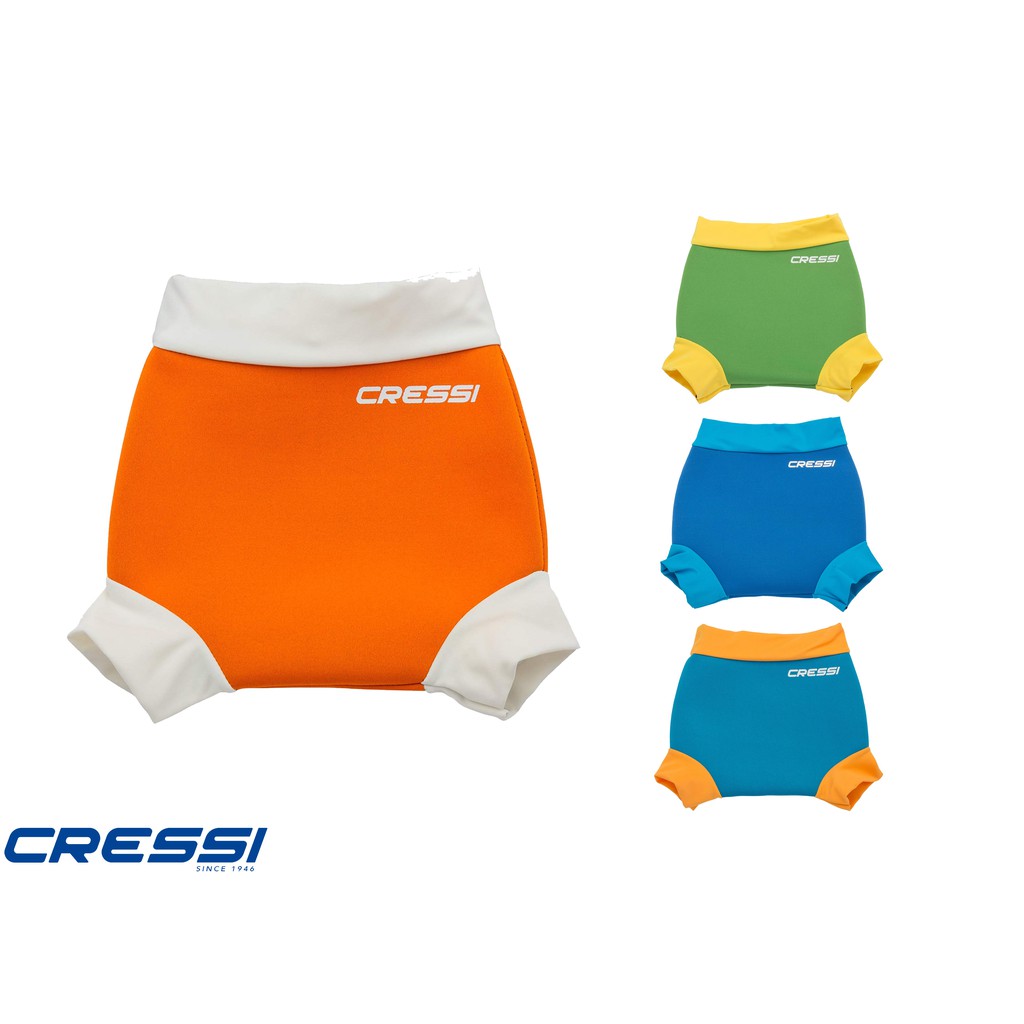 cressi-children-swim-nappy-orange-frame-0-4-months-ผ้าอ้อม-กันน้ำ-ใช้ซ้ำได้