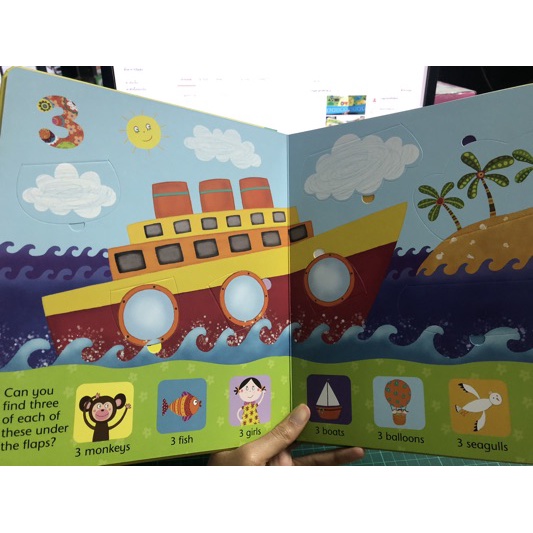 dktoday-หนังสือ-usborne-lift-the-flap-counting-book-age-2