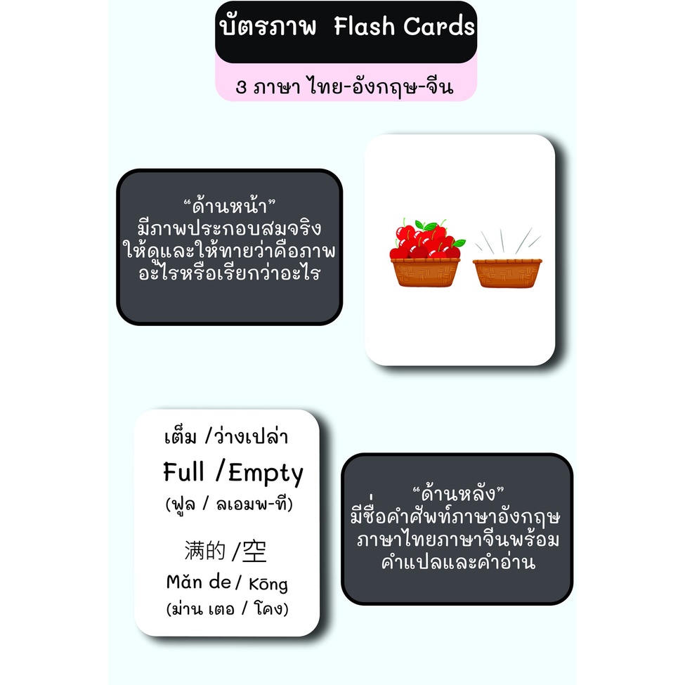 บัตรภาพ-flash-cards-คำตรงข้าม