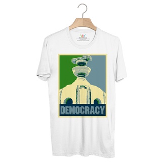 BP867 เสื้อยืด DEMOCRACY #Green