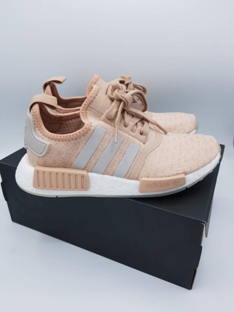Adidas NMD R1 Ash Pearl / Chalk Pearl / Running White  % | Shopee  Thailand