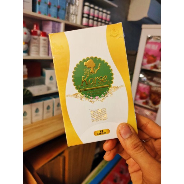 ภาพสินค้าคอร์เซ่ มีสกรีนกันปลอม เฮิร์บ Korse herbal herb 15แคปซูล **ล็อตเดียวกับตัวเก่าจ้า จากร้าน waratip35 บน Shopee ภาพที่ 5