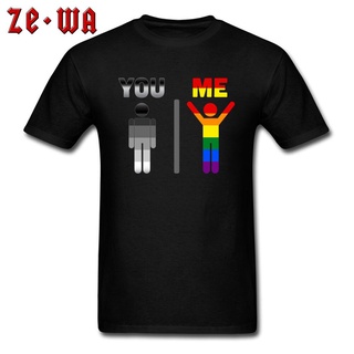 แฟชั่น ใหม่ เสื้อยืดแฟชั่น ลาย LGBT you and awesome my gay pride ออกแบบดี ไม่ซ้ําใคร สําหรับผู้ชาย