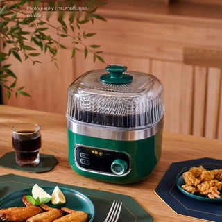 หม้อทอดไร้น้ำมัน หม้อทอดไฟฟ้า Dongling Air Fryer มัลติฟังก์ชั่ครัวเรือนความจุขนาดใหญ่ ใหม่ หม้อทอดไฟฟ้าอัจฉริยะไร้น้ำมั