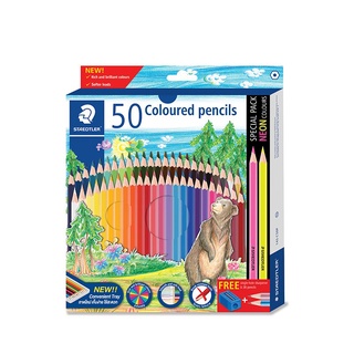 ดินสอสียาวสเต็ดเล่อร์ 50 สี FSC100% 143C50P
